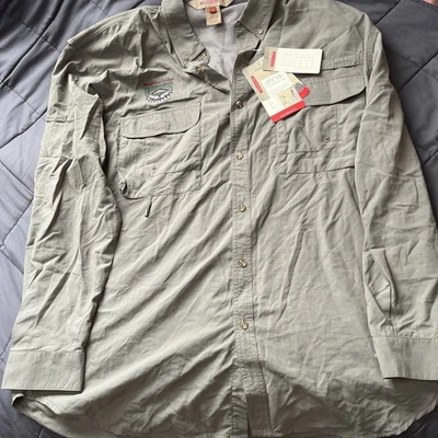 Camisa Redington Gasparilla Manga Larga Para Hombre Grande Pesca Ventilada Salvia Nueva Con Etiquetas Foto 1 de 4