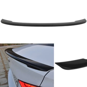 Fit For Toyota Yaris 2014-2018 lip Trunk Spoiler Lid Wing Matte Black - Picture 1 of 8