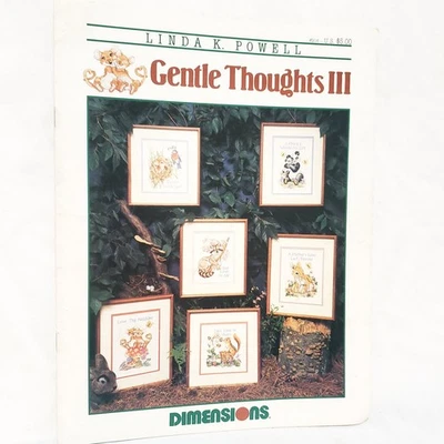 Листок с узором счетным крестом Gentle Thoughts III 208 размеров 1992 - Изображение 1 из 4