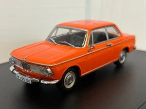 Minichamps 1/43 BMW 1600 Orange  Dealer Limited 43 Minicar - Picture 1 of 6