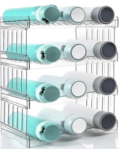 Marsheepy Water Bottle Organizer for Cabinet4 Tier Water Bottle Storage Organ... - Picture 1 of 7