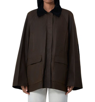 Chaqueta de Algodón Marrón TOTEME Nueva y Auténtica Foto 1 de 2