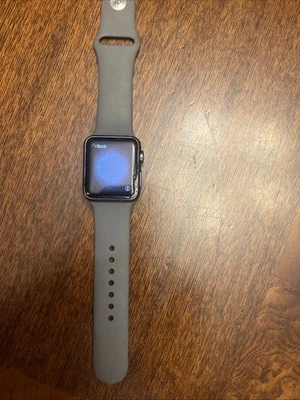 Apple Watch Series 7000 1st Generation 38mm Space Gray Unlocked Smartwatch - Image 1 of 3
