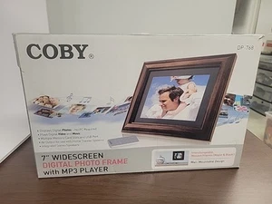 Coby 7" Widescreen Digital Photo Frame with MP3 Player DP-768 - USED - Picture 1 of 6