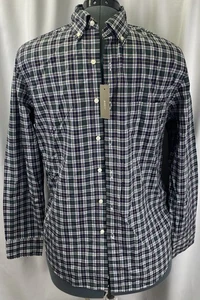 J Crew Herren neu mit Etikett Medium Secret Wash klassisches kariertes Langarmhemd Baumwolle - Bild 1 von 8