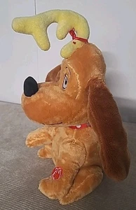 Max Plush The Grinch Dog Christmas Singing Animated Barks Joy To The World VIDEO - Picture 1 of 10