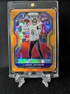 Lamar Jackson 2020 Panini Prizm Orange Prizm #50/249 Baltimore Ravens #37 - Picture 1 of 2