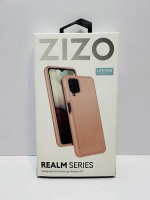 ZIZO REALM 系列 适用于三星 Galaxy A12 手机壳,玫瑰金 — 第 1/4 张图片