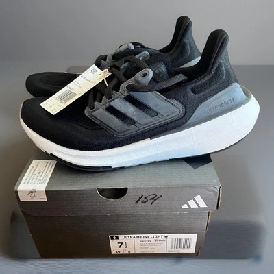 Adidas UltraBoost Light Zapatos para Correr Negros Blancos Para Mujer Talla 7.5 Originales Nuevos en Caja Foto 1 de 4