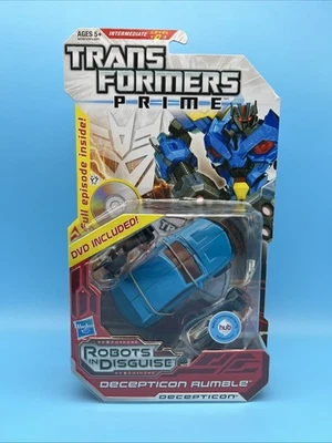 Figura Transformers Prime Robots In Disguise Deluxe Decepticon Rumble Nueva Foto 1 de 2