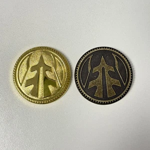 Tiger Power Coin-Gold Coin-Weathered Made for Legacy Ranger Morpher Cosplay - Afbeelding 1 van 3