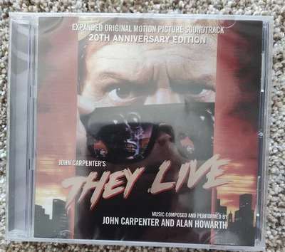 John Carpenter Alan Howarth THEY LIVE Expanded 20th Anniversary Edition OST new - Image 1 of 2