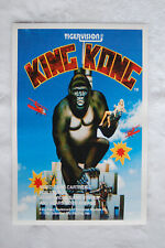King Kong Video Game Promotional Poster Atari 2600 1980s 