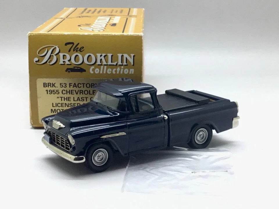 BROOKLIN 1955 FACTORY SPECIAL 1955 CHEVROLET CAMEO BLU BRK53 1/43 - Immagine 1 di 1
