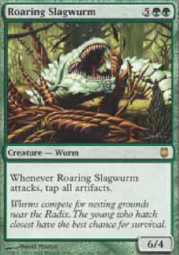 ROARING SLAGWURM Darksteel MTG Magic the Gathering Cards DJMagic - Image 1 of 1