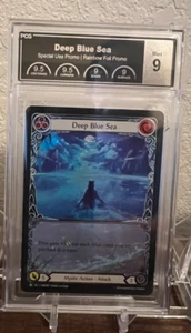 Flesh and Blood - Deep Blue Sea Promo Rainbow Foil PCG 9 Alpha Investments Rudy - Picture 1 of 2