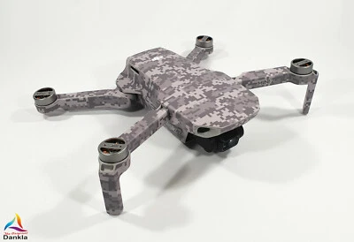 DJI MINI 4K - SKIN - DESIGN: DigiCamo Grau  - Decal - Wrap -  Folie - Bild 1 von 4