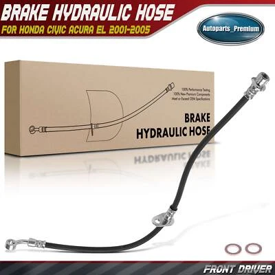 Manguera hidráulica de freno delantero izquierdo nueva para Honda Civic Acura EL 2001 2002 2003-2005 Foto 1 de 4