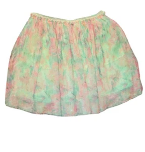 Special Edition Green/Multi-Color Girl's Tulle Skirt Size Large (10-12) - Picture 1 of 3