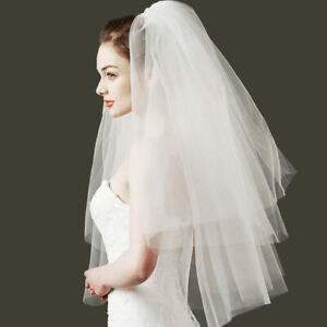 Thick veil bridal headgear women's veil bridal veil white veil