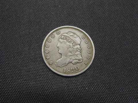 1830 Capped Bust 10c Silver Dime  - C956 Cover