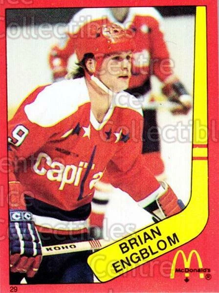 1982-83 McDonalds Stickers #29 Brian Engblom - Image 1 of 1