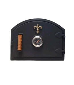 Porta Forno Pizza | Camino Forno Pizza Fai da Te, Ghisa | Misuratore Temperatura - Foto 1 di 32