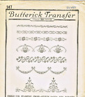 1920s Vintage Butterick Sewing Transfer Pattern #147 Yards of Cross Stitch Board