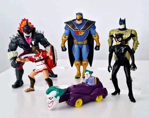 Vintage 90s!🔥Action Figures Job Lot~JOKER, CAT WOMAN, BATMAN, PAPO, GHOST RIDER - Picture 1 of 8