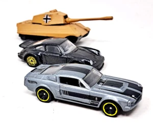 Hotweels, Mustang GT 500, Porsche 934 Turbo RSR und deutscher Tigerpanzer - Bild 1 von 10