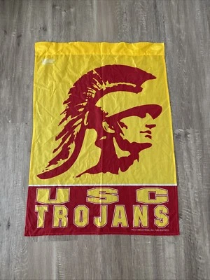 USC Trojans Banner - Vertical Flag - 39x28 Inches - Image 1 of 4
