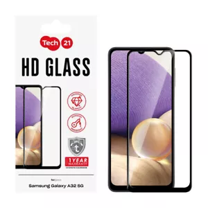 Tech21 Samsung Galaxy A32 5G Tempered Glass Screen Protector Black - Picture 1 of 1