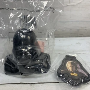 2005 NOS Deco Pac Star Wars Darth Vader Voice Convert Cake Topper Figure Spinner - Picture 1 of 8