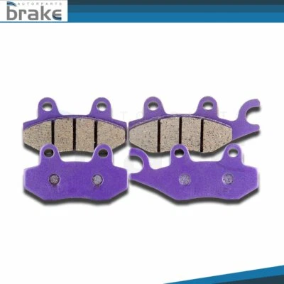 Front+Rear Carbon fiber Brake Pads for 2013 2014 2015 Kawasaki Ninja 300 EX300A - Изображение 1 из 4