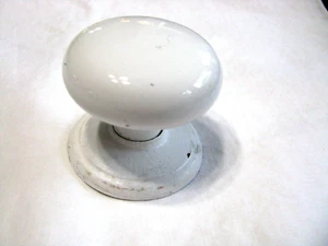 Antique Victorian Milk Glass Door Knob - Picture 1 of 4