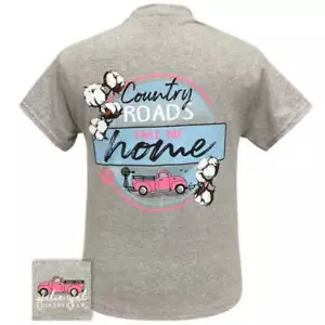 Girlie Girl Originals Preppy Country Roads T-Shirt - Picture 1 of 1