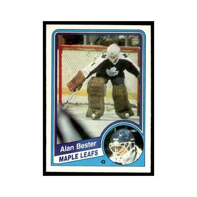 Allan Bester Rookie 1984 O-Pee-Chee #297 Toronto Maple Leafs Hockey Card EX - Image 1 of 3