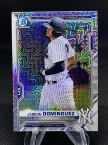 Jasson Dominguez ROOKIE MOJO REFRACTOR 🔥🔥  2021 Bowman Chrome Prospect - Picture 1 of 6