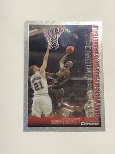 Kevin Garnett 2005-06 Bowman Chrome X-Fractor Card #110 Ser #d /150 Timberwolves