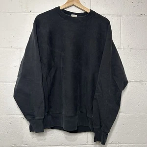 Champion Reverse Weave Sweatshirt “Black” Men’s Large - Picture 1 of 5
