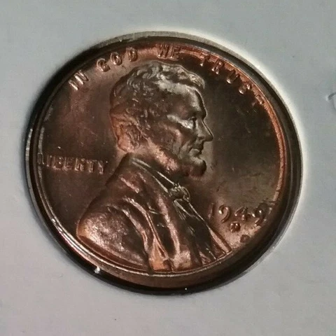 1949 Lincoln Wheat Cent  D - BU - Uncirculated Cover