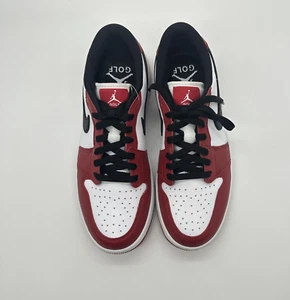 Nike Air Jordan 1 Zapatilla Baja Golf Para Hombre 8.5 Rojo y Blanco DD9315-600 - Imagen 1 de 10