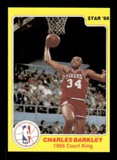 1986 Star Court Kings #3 Charles Barkley ! - NM-MT EXACT SCAN