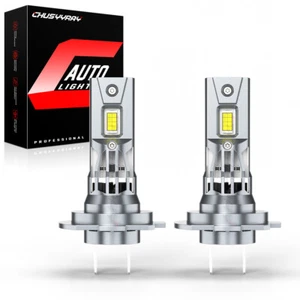 2X H7 6000K LED Headlight High Beam Bulbs White For Chevy Malibu 2013 2014 2015 - Picture 1 of 12