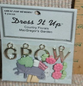 Dress It Up Country Blumen MacGregor's Garden Grow Blumenknöpfe NEU schneller Versand - Bild 1 von 2