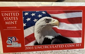 2003 US Mint Uncirculated Denver 10 pc set - Picture 1 of 6