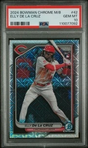 2024 Bowman Chrome - Elly De La Cruz #42 Mojo Refractor (RC) - Bild 1 von 2