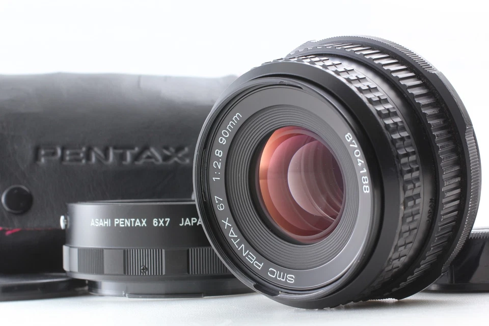 Late 型号[Exc+5 带盒] SMC 宾得 67 90 毫米 f/2.8 镜头适用于 6x7 67II 日本制造 — 第 1/4 张图片