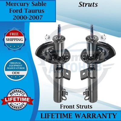 Monroe OEM Front Struts For 2000-2007 Ford Taurus/Mercury Sable Lifetime Warran. - Image 1 of 4