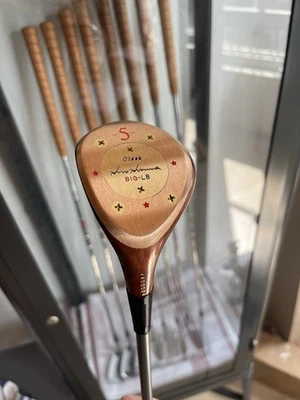 Honma Big-LB Cleek Holz 5 Persimmon Golfschläger Linkshand Regular Vintage - Bild 1 von 4